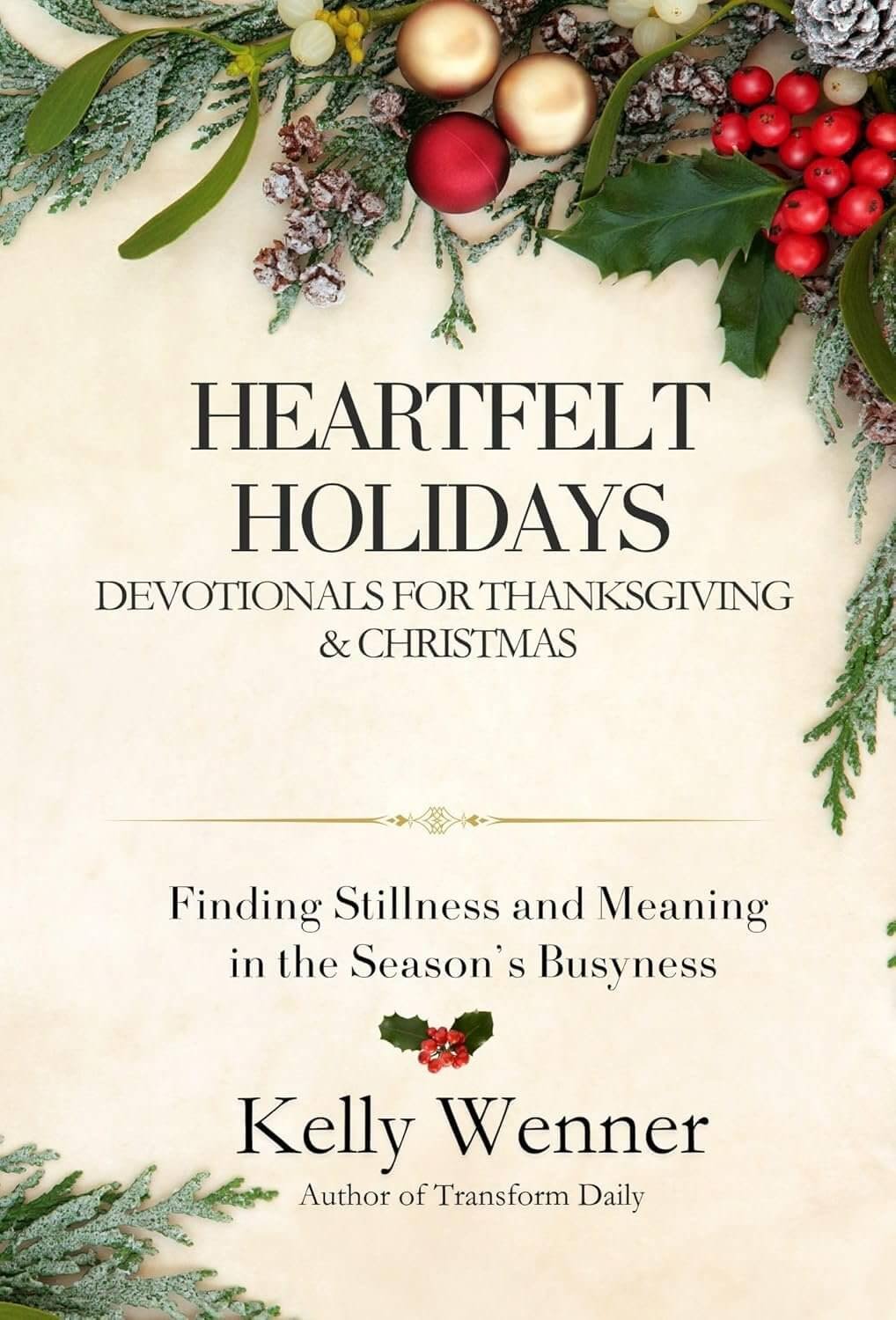 Heartfelt Holidays devotional book cover