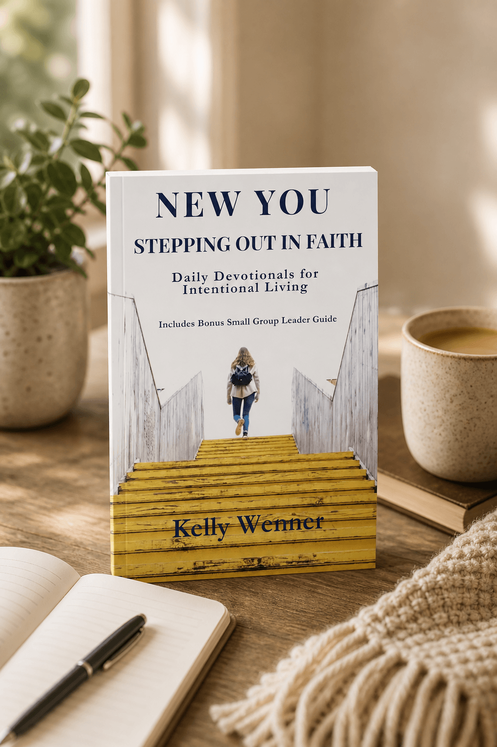 New You, Stepping Out in Faith devotional cover